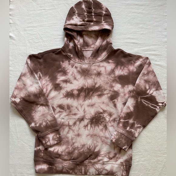Lululemon All Yours Hoodie in Earth Dye Clay Size 8 Cotton Terry - Picture 2 of 16